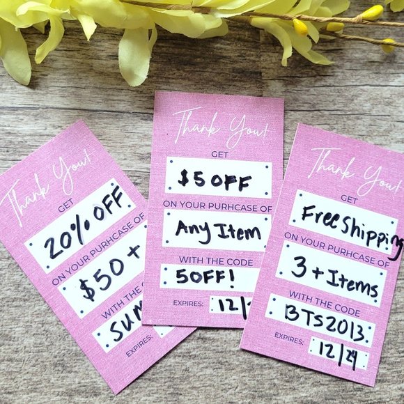 200 Coupon Cards - Picture 2 of 5